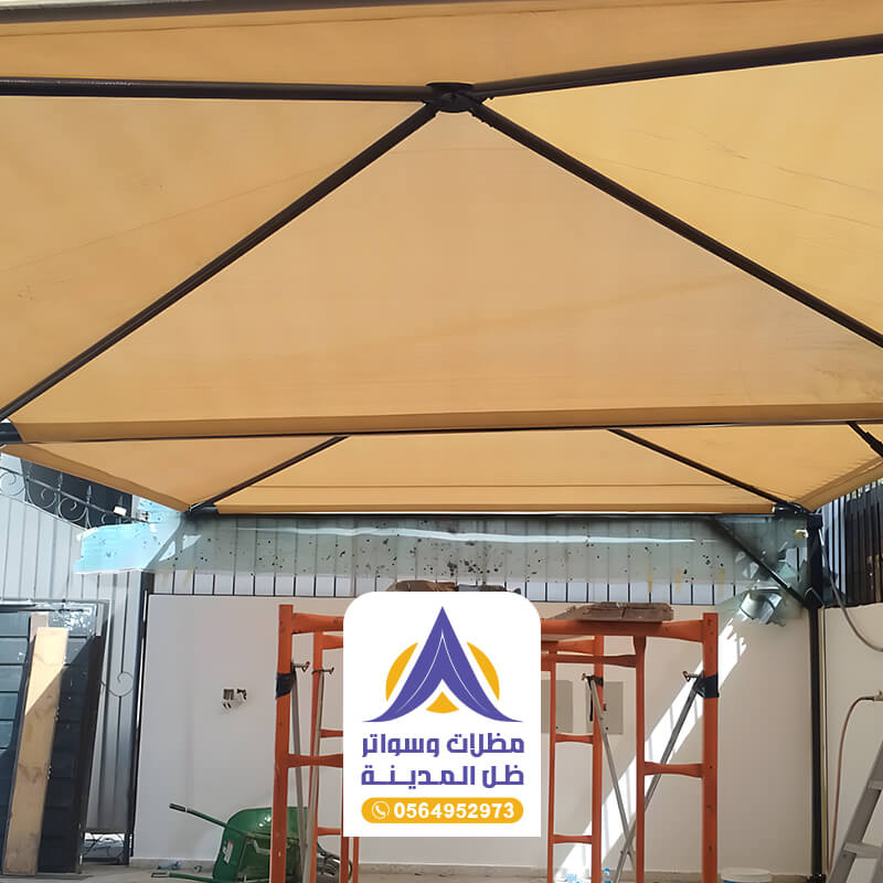 مظلات سيارات قوية ومتينة بالمدينة مؤسسة ظل المدينة