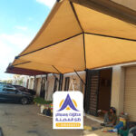 مظلات سيارات متعددة من مؤسسة مظلات وسواتر ظل المدينة