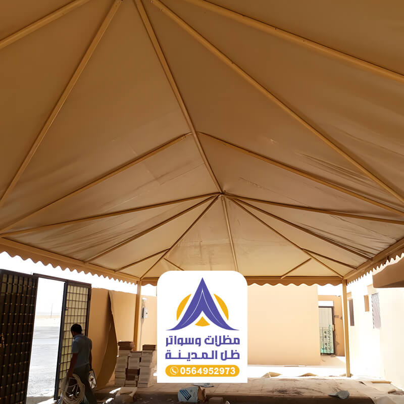 مظلة حماية السيارة من الشمس مؤسسة مظلات وسواتر ظل المدينة